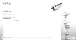 Desktop Screenshot of lyriclog.wordpress.com