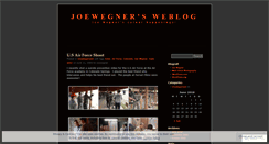 Desktop Screenshot of joewegner.wordpress.com