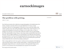 Tablet Screenshot of earnockimages.wordpress.com