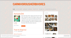 Desktop Screenshot of carnivorousherbivores.wordpress.com