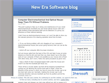 Tablet Screenshot of newerasoftware.wordpress.com
