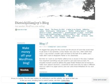 Tablet Screenshot of dietrichjillianjjvp.wordpress.com