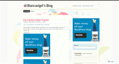Desktop Screenshot of biancasigel.wordpress.com