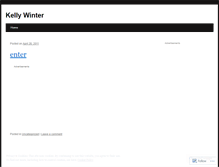 Tablet Screenshot of kellywinterart.wordpress.com