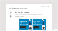 Desktop Screenshot of ddsign.wordpress.com