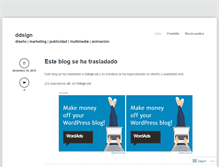 Tablet Screenshot of ddsign.wordpress.com