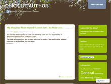 Tablet Screenshot of chicklitauthor.wordpress.com
