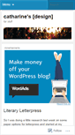 Mobile Screenshot of catharinecoll.wordpress.com
