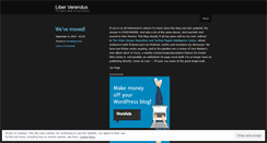 Desktop Screenshot of liberverendus.wordpress.com