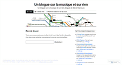 Desktop Screenshot of lemarcoux.wordpress.com