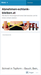 Mobile Screenshot of abnehmenschlankbleiben.wordpress.com