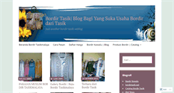 Desktop Screenshot of bordirtasikmalaya.wordpress.com