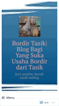 Mobile Screenshot of bordirtasikmalaya.wordpress.com