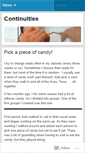 Mobile Screenshot of continuities.wordpress.com