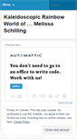 Mobile Screenshot of melissaschilling.wordpress.com