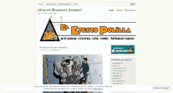Desktop Screenshot of efectopolilla.wordpress.com