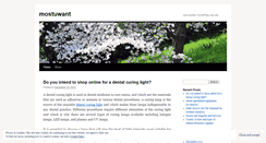 Desktop Screenshot of mostuwant.wordpress.com