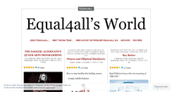 Desktop Screenshot of equal4all.wordpress.com