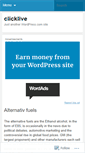 Mobile Screenshot of clicklive.wordpress.com