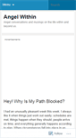 Mobile Screenshot of angelwithin.wordpress.com