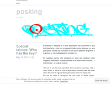 Tablet Screenshot of posking.wordpress.com