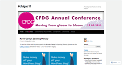 Desktop Screenshot of cfdg.wordpress.com