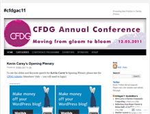 Tablet Screenshot of cfdg.wordpress.com