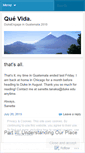 Mobile Screenshot of enguatemala2010.wordpress.com