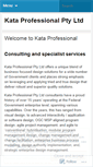 Mobile Screenshot of kataprofessional.wordpress.com