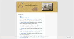 Desktop Screenshot of hendrickscreative1.wordpress.com