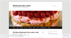 Desktop Screenshot of edinburghcakeladies.wordpress.com