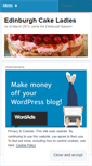 Mobile Screenshot of edinburghcakeladies.wordpress.com