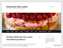 Tablet Screenshot of edinburghcakeladies.wordpress.com