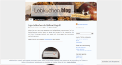 Desktop Screenshot of lebkuchenblog.wordpress.com