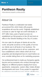 Mobile Screenshot of pantheonrealty.wordpress.com