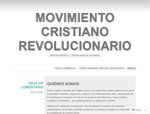 Tablet Screenshot of cristianismorevolucionario.wordpress.com