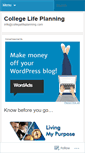 Mobile Screenshot of collegelifeplanning.wordpress.com