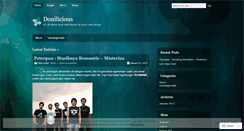 Desktop Screenshot of donilicious.wordpress.com