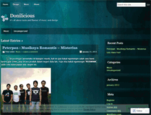 Tablet Screenshot of donilicious.wordpress.com