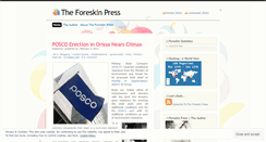 Desktop Screenshot of foreskinpress.wordpress.com