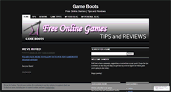 Desktop Screenshot of gameboots.wordpress.com