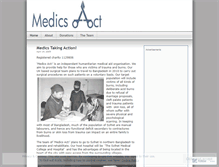 Tablet Screenshot of medicsact.wordpress.com