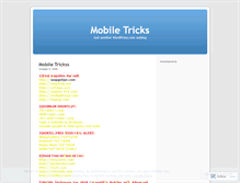 Tablet Screenshot of mobitrickss2.wordpress.com