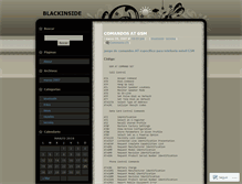 Tablet Screenshot of blackinside.wordpress.com