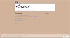 Desktop Screenshot of iernest.wordpress.com