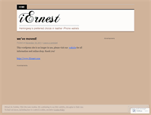 Tablet Screenshot of iernest.wordpress.com