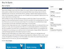 Tablet Screenshot of buyspain.wordpress.com