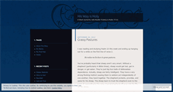 Desktop Screenshot of hiswayisholy.wordpress.com