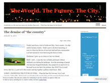 Tablet Screenshot of globalcityzen.wordpress.com