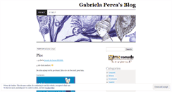 Desktop Screenshot of gabrielaperca.wordpress.com